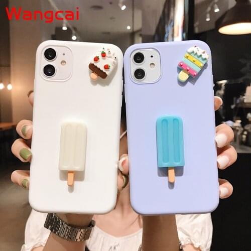 Summer Ice Cream Phone Case For Samsung Galaxy A8S A9 A8 A7 A6 Plus A5 2018 2017 J3 2016 J7 J5 2015 Cute TPU Bling Back Cover
