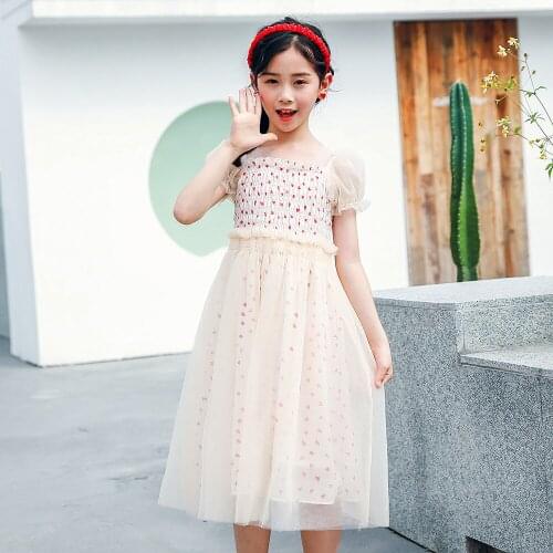 Kids Girls dress 2021 Fashion summer Children Clothing big girl Princess birthday Party Dresses for girl Clothes 3 5 9 10 12Year