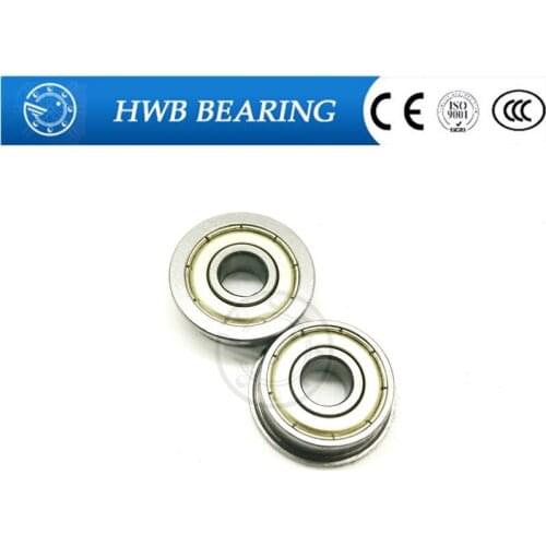 Free Shipping 50 PCS FR1810ZZ FR18102Z FR1810 2Z Flanged Bearings 5/16 x 1/2 x 5/32 Inch Flange Ball Bearings RIF-8516ZZ