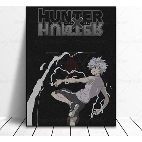 Hunter x Hunter Killua Zoldyck anime Canvas poster Painting wall Art decor Living room Bedroom Study Home Decoration Prints