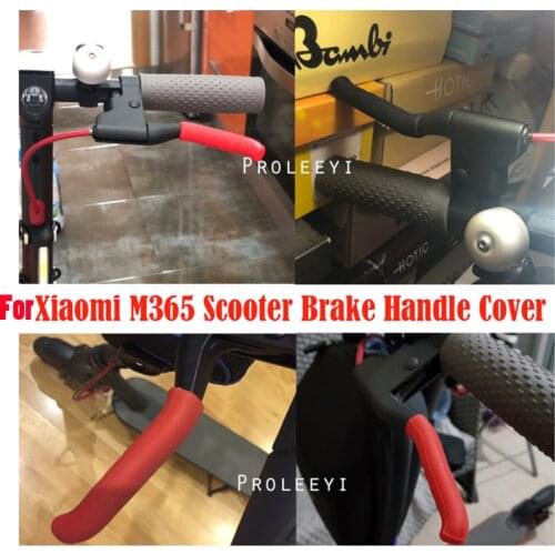 Electric Scooter Brake Handle Cover Bike Brakes Silicone Sleeve Anti-slip For Xiaomi Mijia M365 M187 Scooter Brake Lever Covers