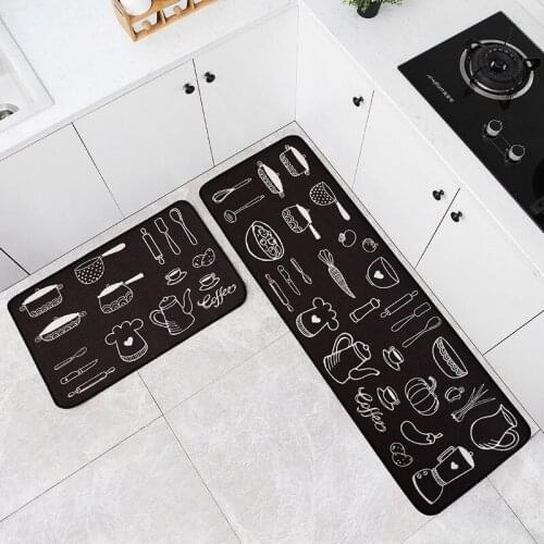 Kitchen Mat Bath Carpet Floor Mat Home Entrance DoormatTapete Absorbent Bedroom Living Room Floor Mats Modern Kitchen Rug