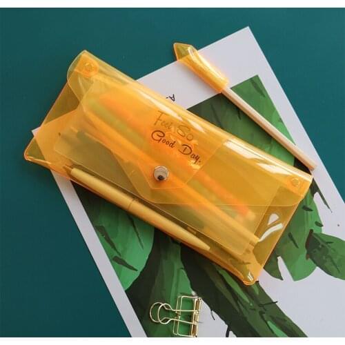 Sharkbang Multifunctional Kawaii Creative Clear Large Pencil Case Desk Pens Pouch Desktop Storage Bag School Stationery Supplies