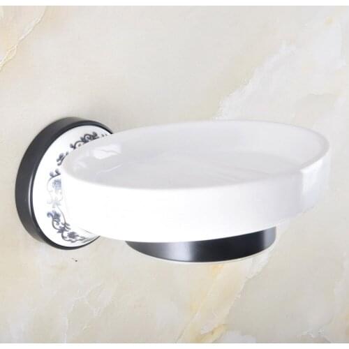 Soap Dishes Oil Rubbed Bronze Soap Holder Ceramics Soap Dish For Bathroom Home Decoration Bathroom Accessories zba294