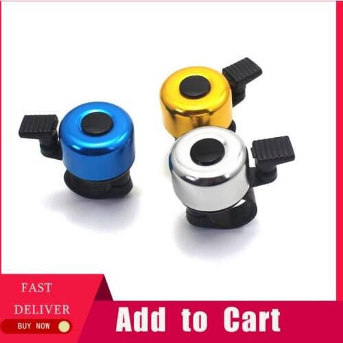 2021 New Outdoor Bell Rings Safety Cycling Bicycle Handlebar Metal Ring Bike Bell Horn Sound Alarm Bicycle Accessories