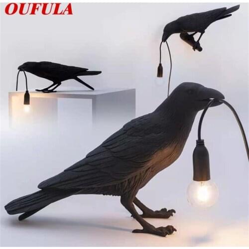 OUFULA Wall Sconces Lamps Contemporary Creative Lucky Bird LED Light Decorative For Home