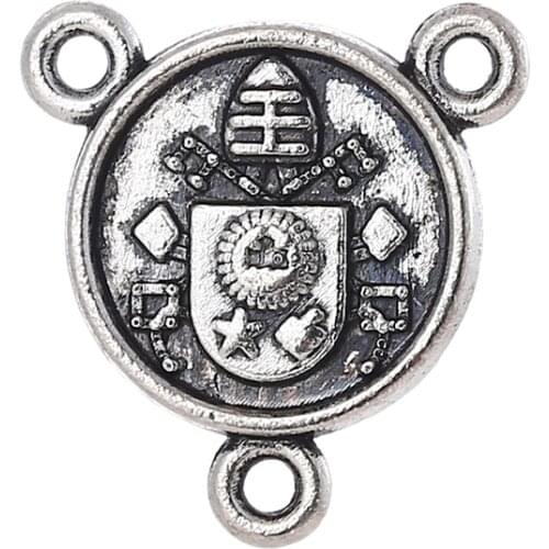 Pendants For Necklaces Diy Jewelry Making Accessorie Cross Charm Virgin Mary Jesus Zinc Alloy Catholic Supplies Wholesale