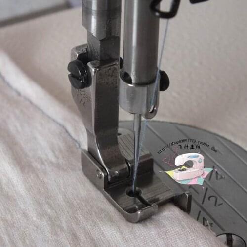 Industrial sewing machine presser foot accessories, sewing machine, flat car with high handle rib steel presser foot