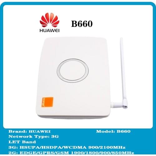Unlock Huawei B660 3G WiFi Router with antenna