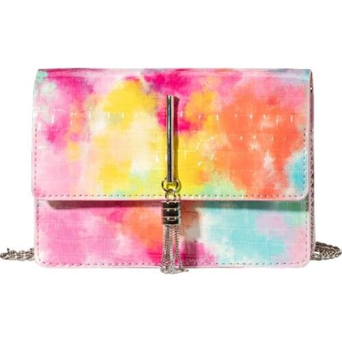 Bag 2021 New Fashion Trend Leather Womens Bag Slanted Bag Net Red Summer Chain Bag Burst One-shoulder Bag