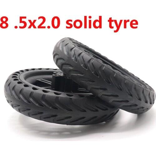 8.5X2 81/2X2wheel For Xiaomi Mijia M365 Scooter rear Wheels 8 1/2X2 Xiaomi Electric Skate Board 8.5 inch solid wheel alloy rims
