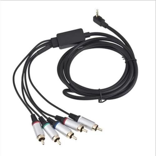 Audio Video AV Cable HDTV Component Extension Data Cord Lead for Sony PlayStation Portable PSP 2000 3000 Slim To TV Monitor
