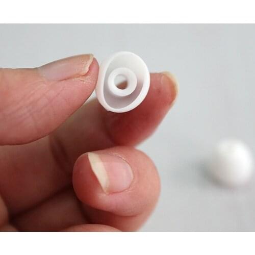 White 6pcs In Ear Bud Silicone Earphone Ear Pads In-Ear Headset Earbud Bud Tips Earbuds Eartips Earplug Earplugs