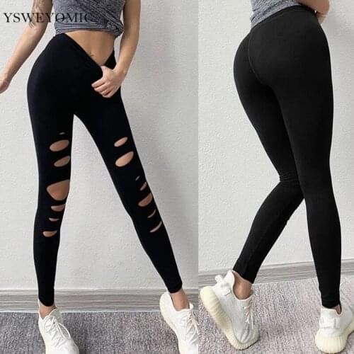 Quick-drying Dance Pants breathable High-waist Latin dance hole tight-fitting leggings dance pants dance practice clothes k16