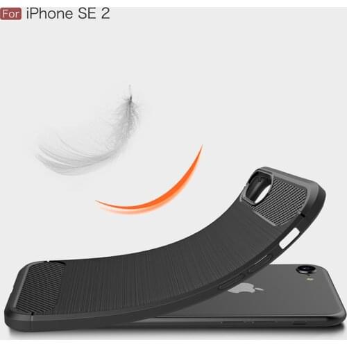 For iPhone SE 2020 Case iPhonese 2020 Shell Business Soft TPU Fundas Rubber Protective Phone Case For iPhone SE 2020 Cover