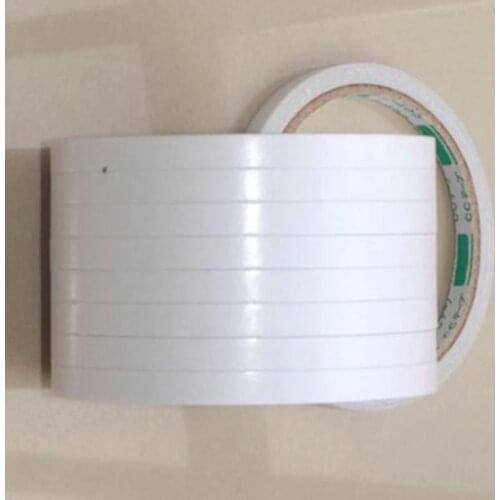 8mm 5 Rolls Double-sided White Super Strong Adhesive Tape washi tape set Stationery store for decorative Sticker scrapbooking