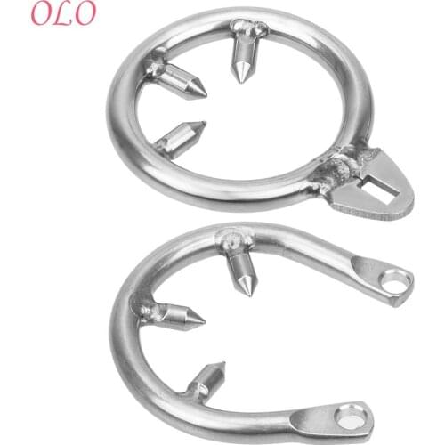 OLO Adult Sex Products Erotic Male Chastity Device Penis Lock Sex Toys for Men Cock Cage Accessories Stainless Steel