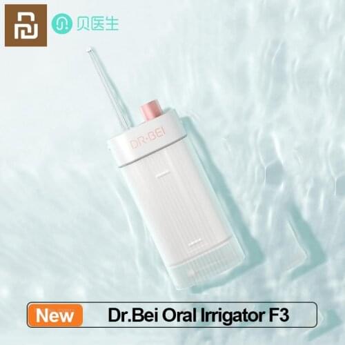 Youpin Dr.Bei F3 Oral Irrigator IPX7 Waterproof Water Flosser With Teeth Mouth Tooth Cleaner Doctor B F3 Oral Irrigator