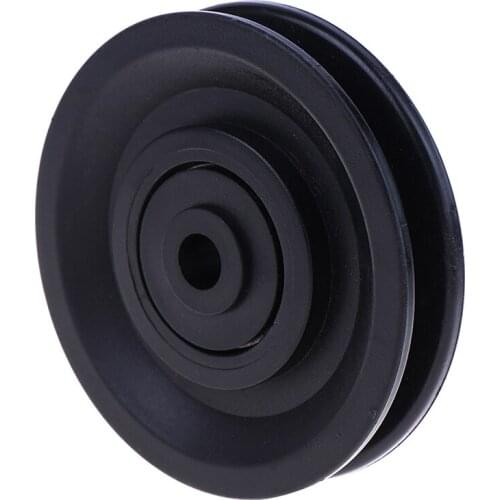 90mm Wearproof Nylon Bearing Pulley Wheel Cable Gym Universal Fitness Equipment Part High Quality Bearing Pulley