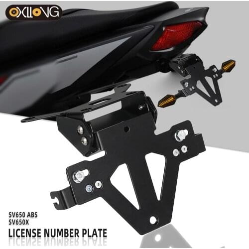 FOR SUZUKI SV650 ABS 2015 2016 2017 2018 2019 2020 2021 Motorcycle License Number Plate Frame Holder Bracket SV650X SV 650 X