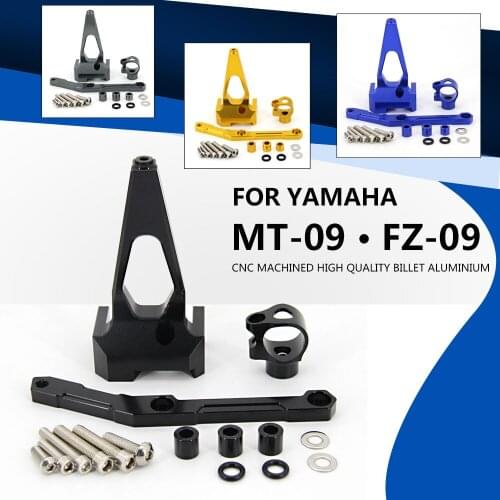 Motorcycle CNC Steering Damper Mounting Bracket For Yamaha MT09 FZ09 2013 2014 2015 2016 2017 2018 2019
