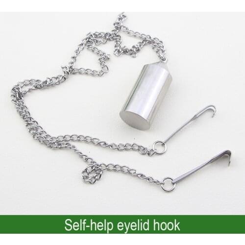 Eye bag self-help hook beauty pull hook stainless steel ophthalmic instrument double eyelid tool