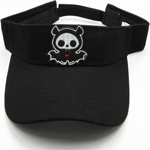 Ldslyjr Cartoon Ghost Embroidery Visors Baseball Cap Adjustable Snapback Cap for Men and Women 53