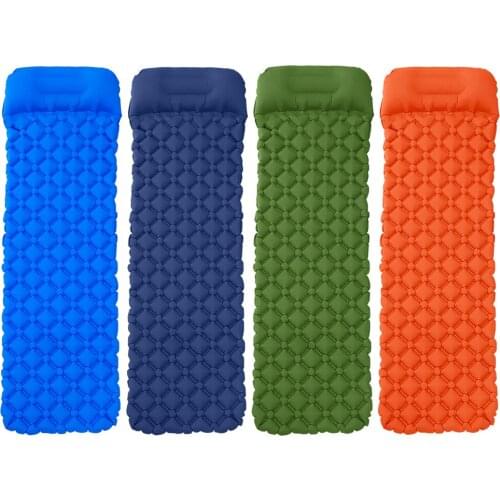 Naturehike Outdoor Camping Inflatable Cushion Moisture-proof Sleeping Bag Mattress Mat Pad With Inflatable Bag For 1-2 Persons