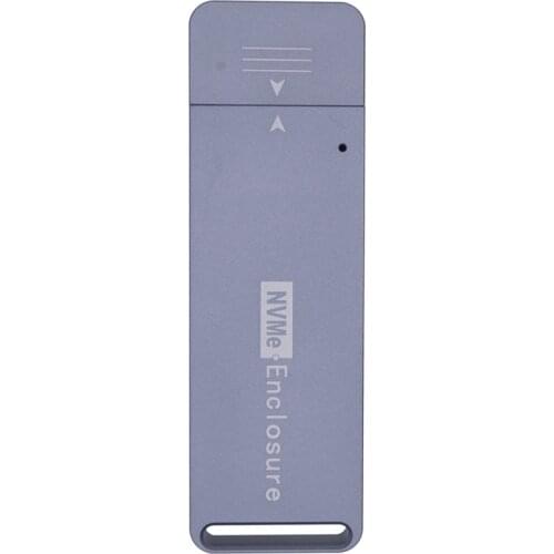 NVME Case Enclosure SSD NVME to USB Adapter M.2 NVMe Box 10Gbps USB3.1 Type-A PCIe M2 SSD Case Enclosure