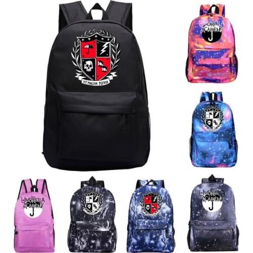 Rucksack Large Mochila Para Hombre Black Fashion The Umbrella Academy Backpack Anime Bag Bookbag Laptop Back Pack Schoolbags