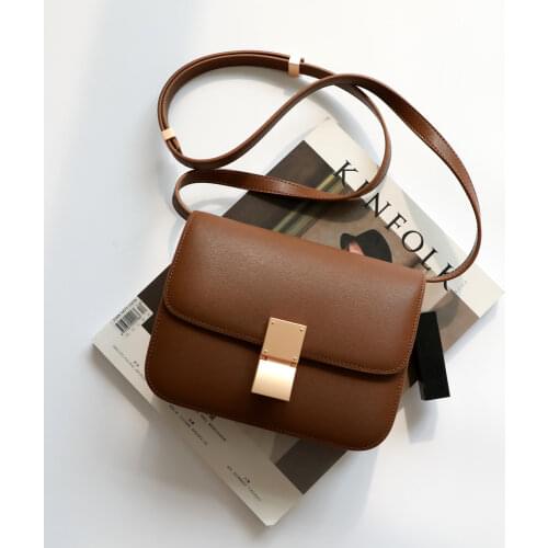 Genuine Leather Crossbody Bags for Women High Quality Ladies Shoulder Bag Luxury Designer Small Hanbags Yellow Gray Bolsos Mujer