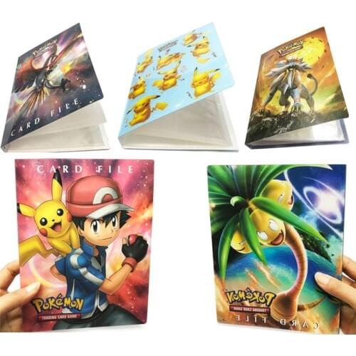 Takara Tomy Pokemon Characters Card Album Book Pikachu Cartoon Collection Game Card Birthday Chirstmas Gift 240 Pcs cards