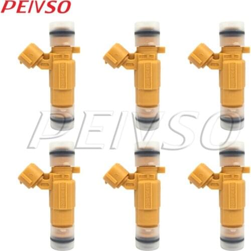 6 pieces 0280156419 16600-8W80A Fuel Injector For Nissan Tiida Grand Livina 1.8L 2009-2016
