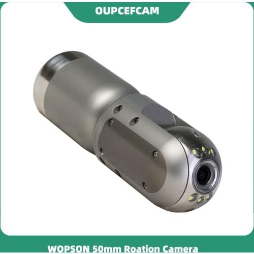 50mm Pan Tilt Rotate Pipe Drain Sewer Camera Head For Vicam Brand 360 Rotation Pipeline Inspection Endoscope Borescope