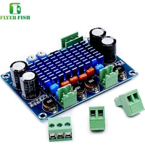 2 X 120W TPA3116D2 Amplifier Module chassis dedicated plug-in 8V - 24V - 28V Stereo High Power Digital HIFI Amplifier board
