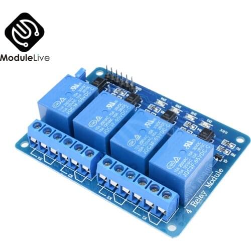 5V 4 Channel 4CH Relay Module 4-channel Relay Control Board For Arduino With Optocoupler Relay Output 4 Way Relay Module
