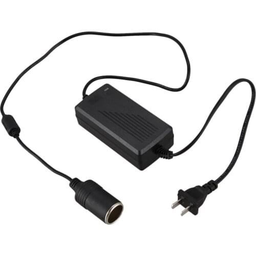 Car Inverter Cigarette Lighter AC to DC Converter 110V-220V to 12V 6A Cigarette Lighter Outlet Socket Wall Plug 60W Power Charge