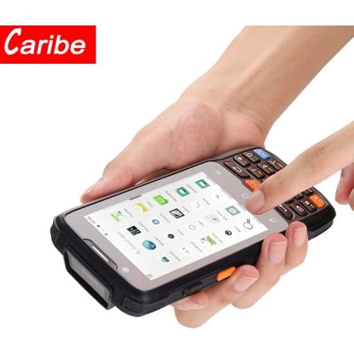 CARIBE 1D 2D Barcode Android Handheld Rugged PDA Scanner PL-40L Bluetooth GPS Camera Terminal