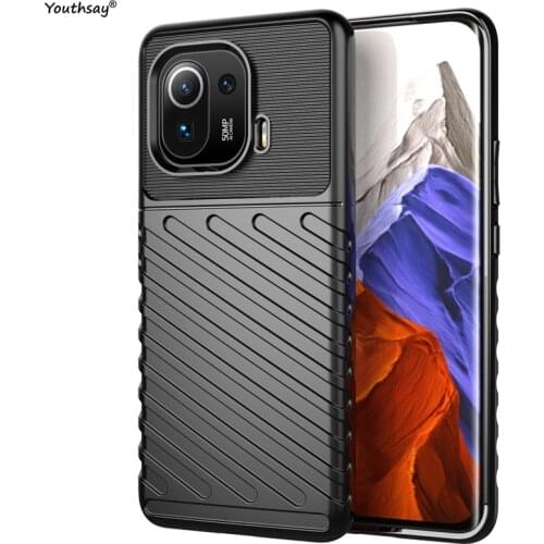 For Xiaomi Mi 11 Pro Case Rubber Silicone Matter Anti-slip Protective Case for Xiaomi Mi 11 Pro Cover For Xiaomi 11 Pro Case