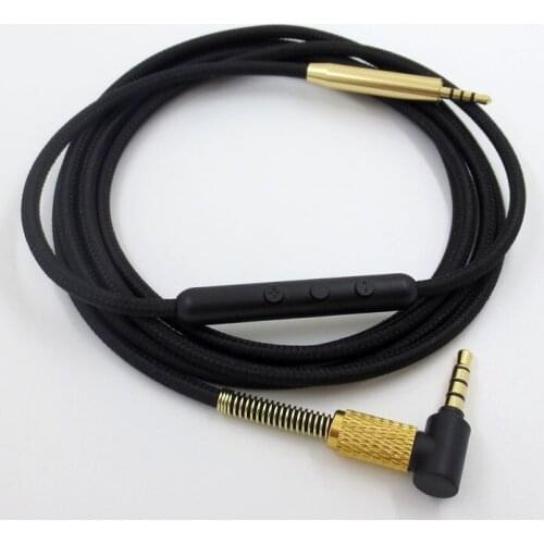 For Dr. QC25 QC35Y50 Y40 live2 2.5 to 3.5 wire control earphone cable