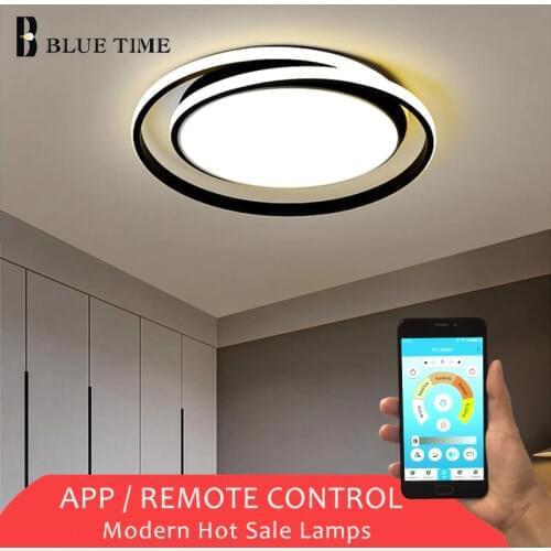 Home Indoor Lighting LED Chandelier For Bedroom Dining Room Kitchen Living Room Decor Lights LED Ceiling Chandeliers Lamps Black