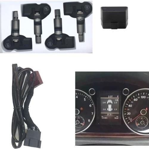 Car OBD TPMS tire pressure monitoring 433MHz FOR for VW passat B7 2013-2018 Tiguan 2013-2018 Touran 2013-2018 FOR VW MQB PQ
