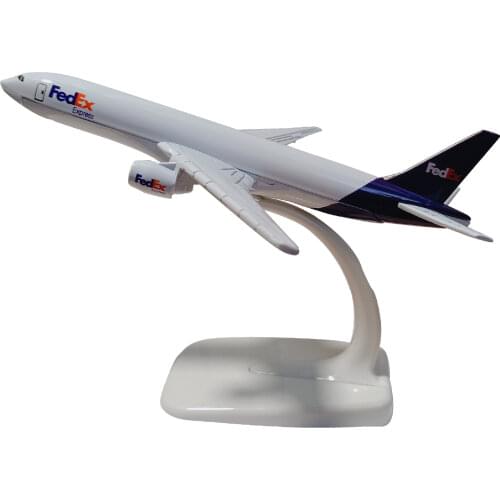 NEW 16cm Alloy Metal Air Fedex Express Airlines Airplane Model Fedex Boeing 777 B777 Airways Plane Model Diecast Aircraft Gifts