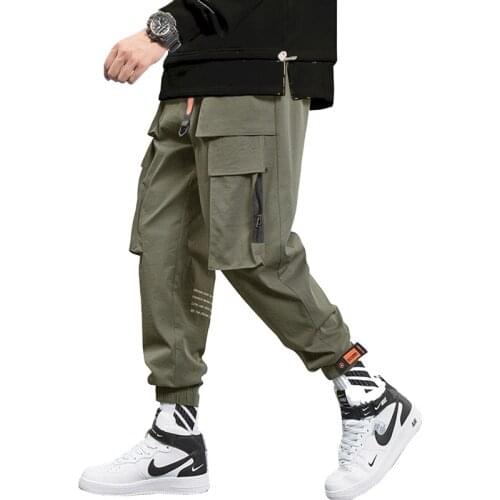 2020 Men Streetwear Pants Fashion Hip Hop Baggy Sweatpants Men High Street Jogger Pant Male Elastic Waist Harajuku Trousers