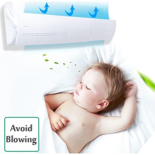 Wall-mounted Air Conditioner Deflector Windshield Anti-direct Blowing Outlet Air Wing Windshield Air conditioning Cooled Baffle