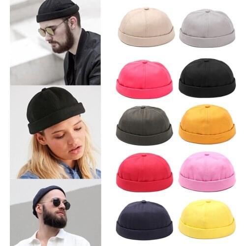 New Fashion Hip Hop Snapback Cap Summer Cotton Adjustable Street Dance Beanie Hat Brimless Skull Women Men Casual Baseball Cap