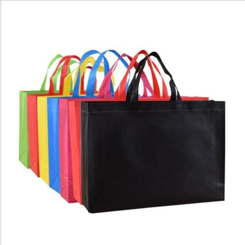 20 pcs gift bag Birthday Party favors gift bags with handles Treat Bags Solid Color cloth Shopping Bag Multi-use Gift Tote Bags
