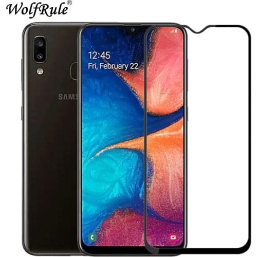 Full Cover Screen Protector For Samsung Galaxy A20 Tempered Glass For Samsung A20 Glass Full Glue Phone Glass Protctor A205F/DS