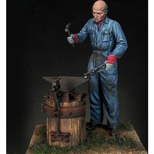 Unassambled 1/35 modern man at work (1 figure) Resin figure miniature model kits Unpainted