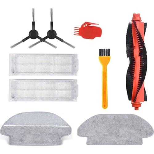 SANQ Main Brush Filter Mop Cloth for Xiaomi Mi Robot Vacuum Mop Pro STYJ02YM for Viomi V2 PRO V-RVCLM21B Vacuum Cleaner Parts